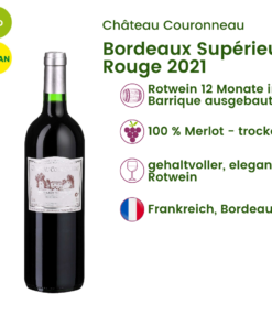 Alternative view of Bordeaux Supérieur Rouge 2021 | Château Couronneau