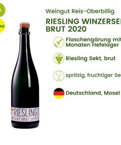 Steckbrief Riesling Winzersekt 2019 brut | Weingut Reis-Oberbillig / Mosel  