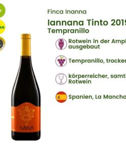 Tempranillo | Inanna Tinto 2019 | Finca Inanna | bio & vegan Bodegas Parra Jimenez | Finca Inanna